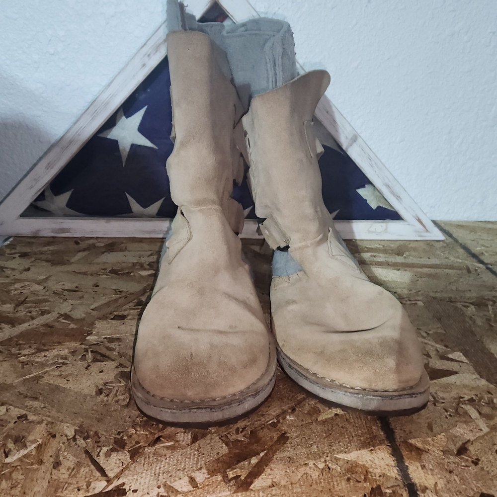 SOREL Girl's Boots (Chipako) Suede Winter (NY1846) Boots (BROWN GRAY) - SIZE 4